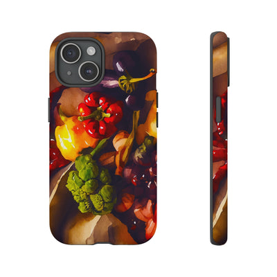 Impact Resistant, Fall Farm Vegetables, Cute Phone Cases for Samsung S24, S23, S22, S21, IPhone 15 pro Iphone 14 pro Iphone 13 IPhone 12 Iphone 11