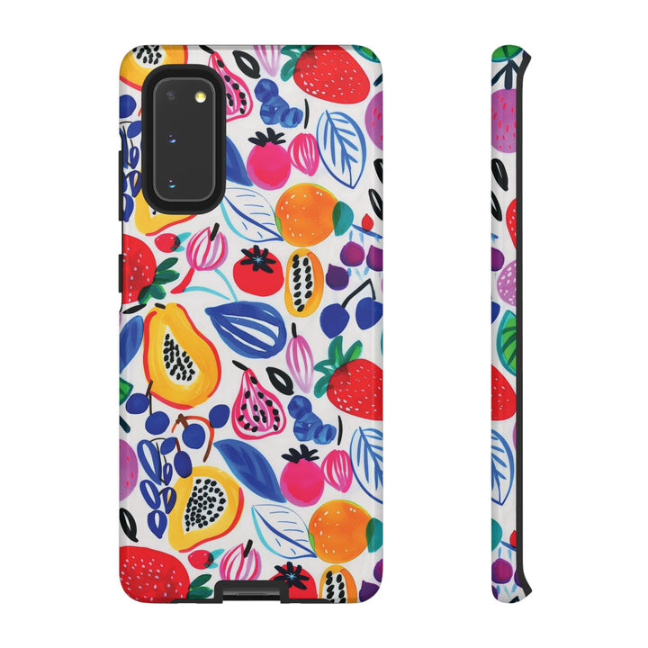 Premium Tough Summer Fruit Collage Gift for Her Cute Phone Cases for Samsung and Iphone, 16, 15, 14, S24, S23, S22, S21, S20, Plus, Ultra, Pro - Studio40ParkLane