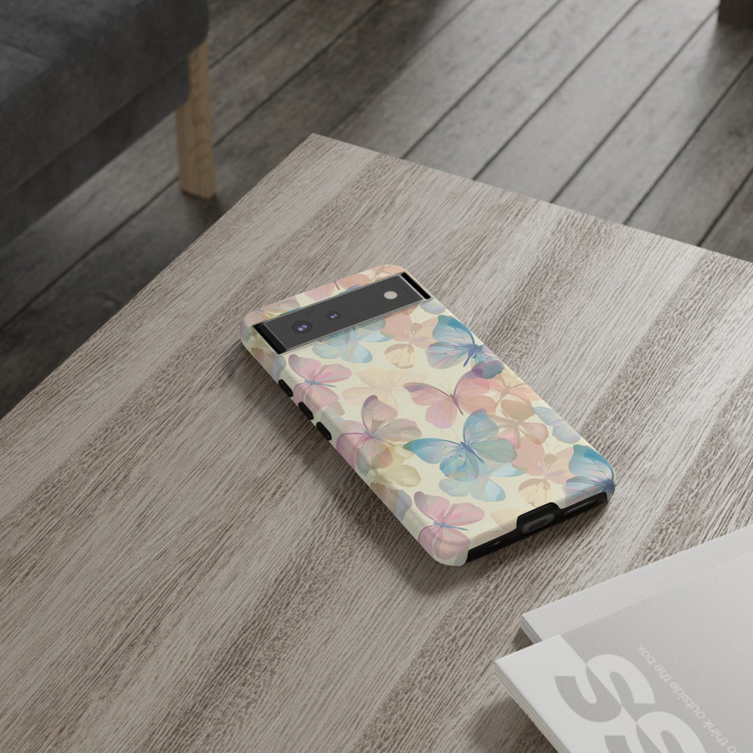 Cute Samsung Case | Cool Iphone Case | Summer Pastel Butterflies, Samsung S24, S23, S22, S21, IPhone 15 Case | Iphone 14 Case, Iphone 13 Case - Studio40ParkLane