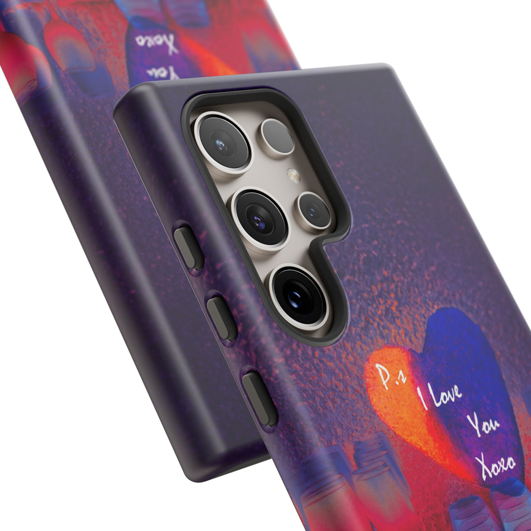 Cute Samsung Case | Cool Iphone Case | PS I love You - Heart, Samsung S24, S23, S22, S21, IPhone 15 Case | Iphone 14 Case, Iphone 13 Case - Studio40ParkLane