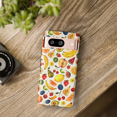 Impact Resistant, Mixed Fruits, Cute Phone Cases for Samsung S24, S23, S22, S21, IPhone 15 pro Iphone 14 pro Iphone 13 IPhone 12 Iphone 11