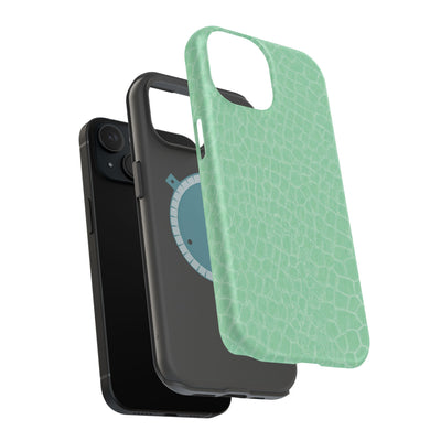 Non Leather Mint Color Pattern Magsafe Cute Phone Case for Iphone Gift for Her, | iPhone 15 Case | iPhone 15 Pro Max Case, Iphone 14, Iphone 14 Pro Max, Iphone 13, Iphone 16 - Studio40ParkLane