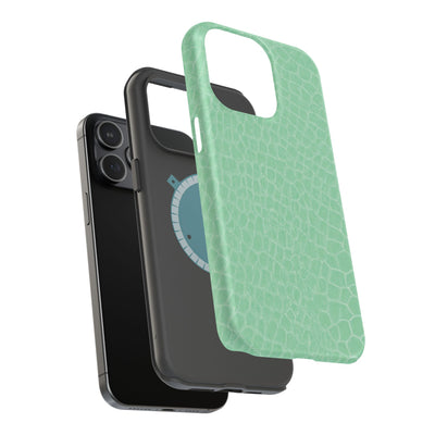 Non Leather Mint Color Pattern Magsafe Cute Phone Case for Iphone Gift for Her, | iPhone 15 Case | iPhone 15 Pro Max Case, Iphone 14, Iphone 14 Pro Max, Iphone 13, Iphone 16 - Studio40ParkLane