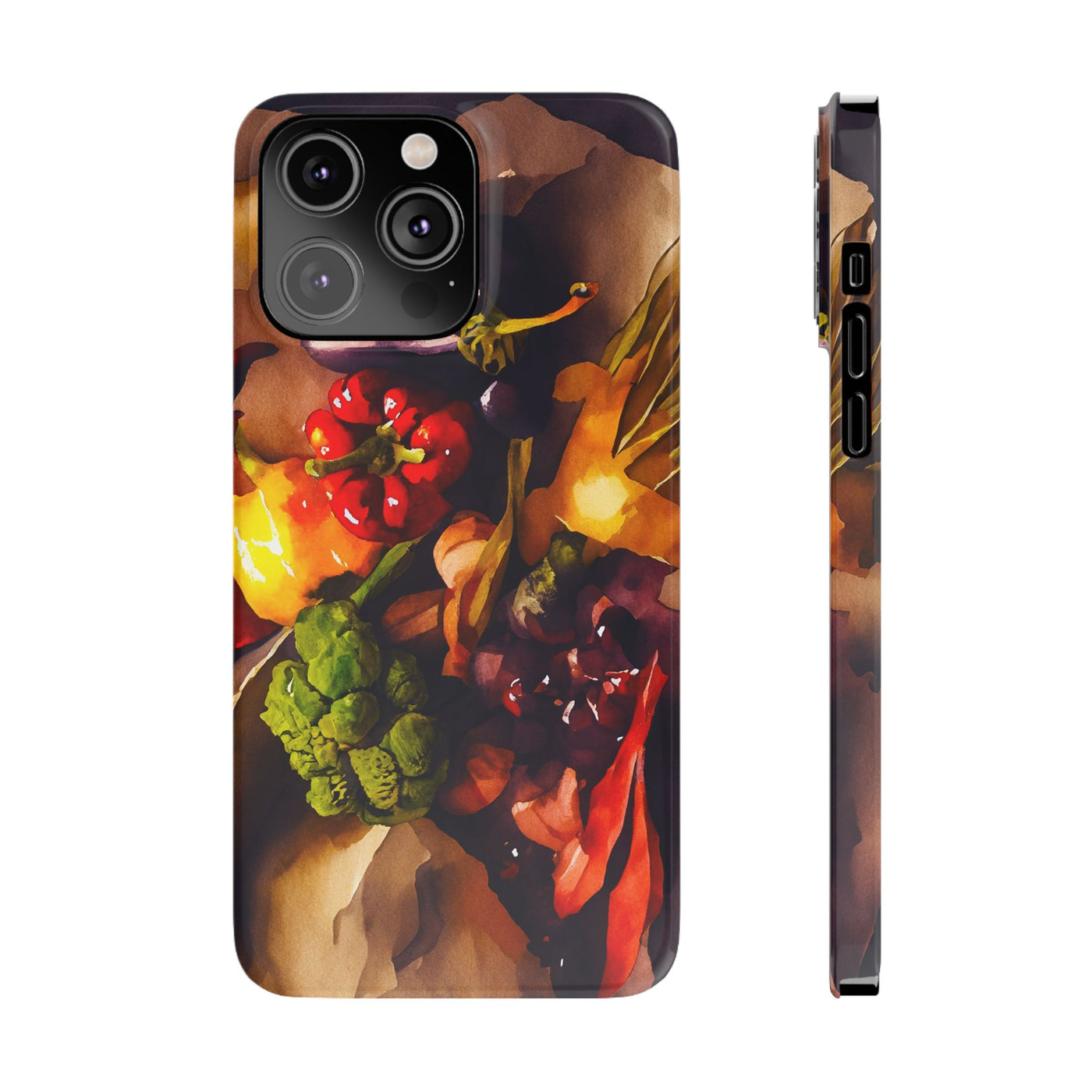 Slim Fall Farm Vegetables Cute Phone Cases for Iphone  | iPhone 15 Case | iPhone 15 Pro Max Case, Iphone 14, Iphone 14 Pro Max, Iphone 13