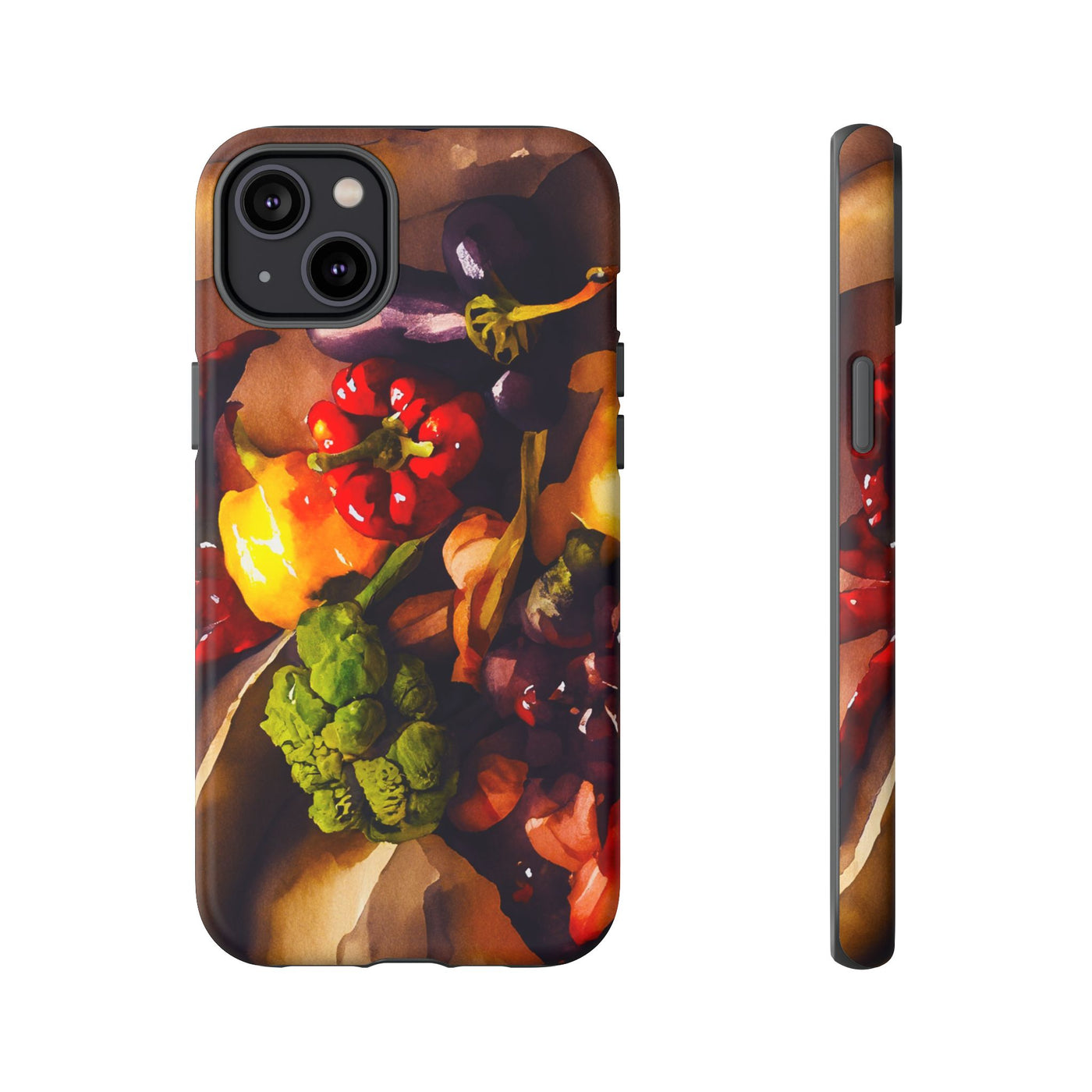 Impact Resistant, Fall Farm Vegetables, Cute Phone Cases for Samsung S24, S23, S22, S21, IPhone 15 pro Iphone 14 pro Iphone 13 IPhone 12 Iphone 11