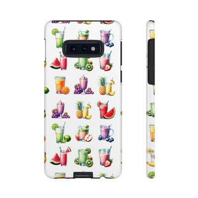 Cute Samsung Case | Cool Iphone Case | Tropical Summer Fruit Cocktail, Samsung S24, S23, S22, S21, IPhone 15 Case | Iphone 14 Case, Iphone 13 Case