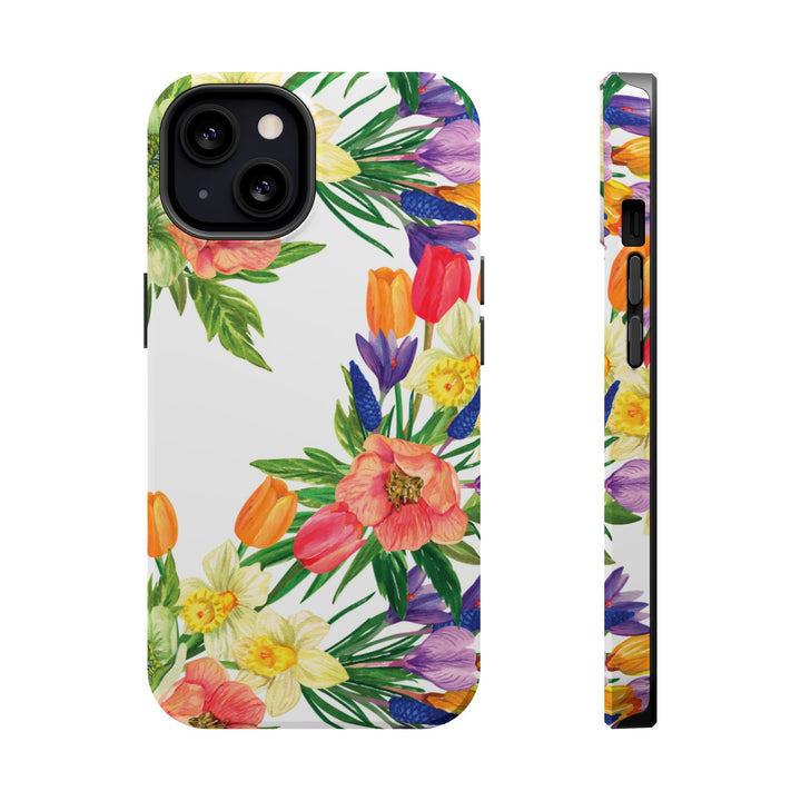 Spring Flowers Magsafe Cute Phone Case for Iphone Gift for Her, iPhone 16 Case iPhone 15 Pro Max Case, Iphone 14, Iphone 14 Pro Max, 13, 12 - Studio40ParkLane