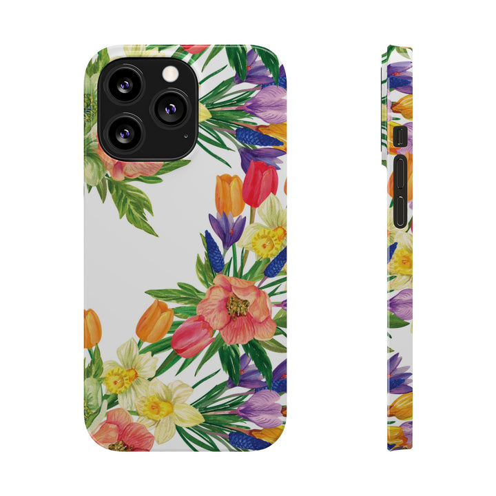 Slim Spring Flowers Gift for Her Cute Phone Cases for Iphone 16 Pro Max | iPhone 15 Case | iPhone 15 Pro Max Case, Iphone 14, 13, 12, 11, 10, 8, 7 - Studio40ParkLane