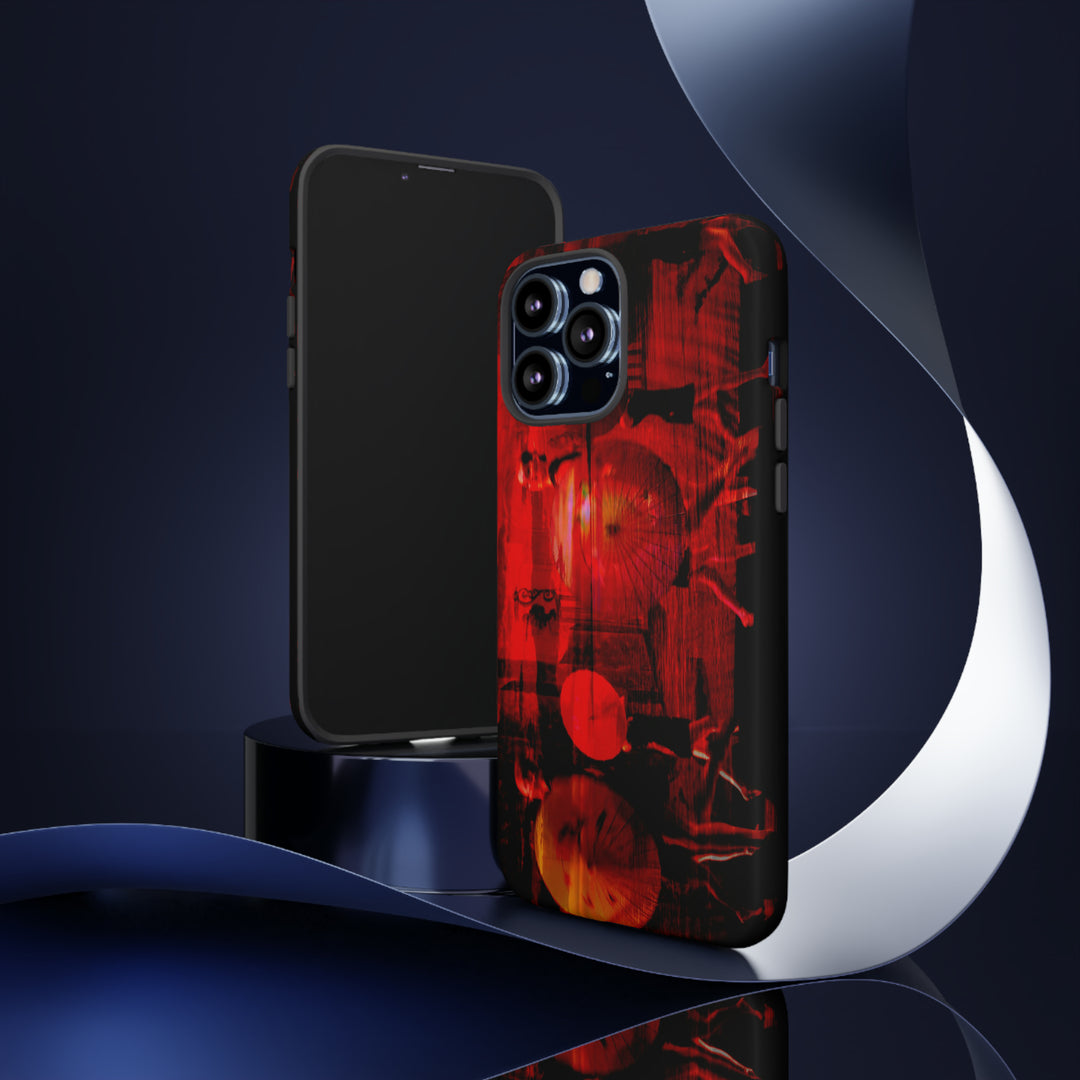 Cute IPhone Case | iPhone 15 Case | iPhone 15 Pro Max Case, Iphone 14 Case, Iphone 14 Pro Max Case IPhone Case for Art Lovers, Sunset Dance Red - Studio40ParkLane