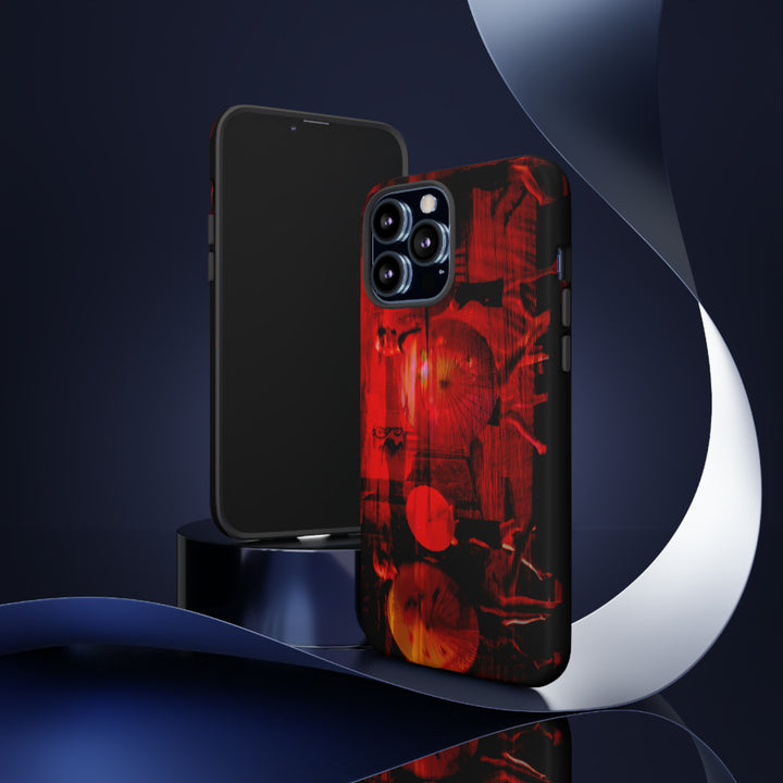 Cute IPhone Case | iPhone 15 Case | iPhone 15 Pro Max Case, Iphone 14 Case, Iphone 14 Pro Max Case IPhone Case for Art Lovers, Sunset Dance Red - Studio40ParkLane