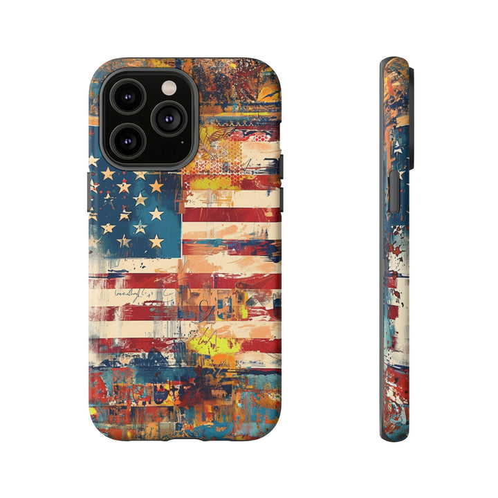 Impact Resistant, American Flag, Cute Phone Cases for Samsung S24, S23, S22, S21, IPhone 15 pro Iphone 14 pro Iphone 13 IPhone 12 Iphone 11 - Studio40ParkLane