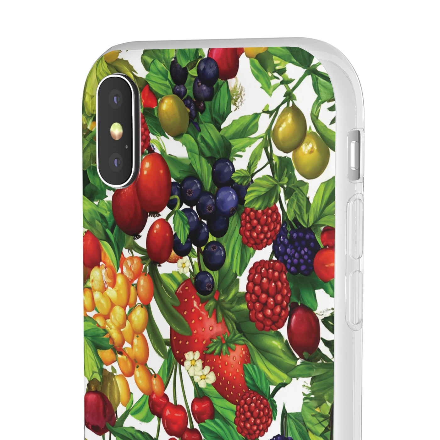 Cute Flexi Phone Cases, For Samsung Galaxy and Iphone, Summer Mixed Fruit, Galaxy S23 Phone Case, Samsung S22 Case, Samsung S21, Iphone 15, Iphone 14, Iphone 13