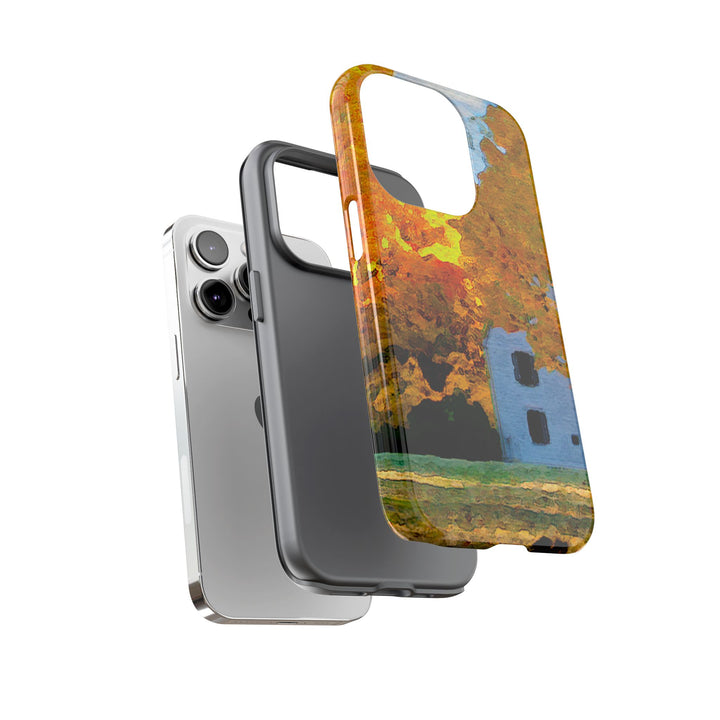 Impact Resistant, Fall Leaves Watercolor, Cute Phone Cases for Samsung S24, S23, S22, S21, IPhone 15 pro Iphone 14 pro Iphone 13 IPhone 12 Iphone 11 - Studio40ParkLane