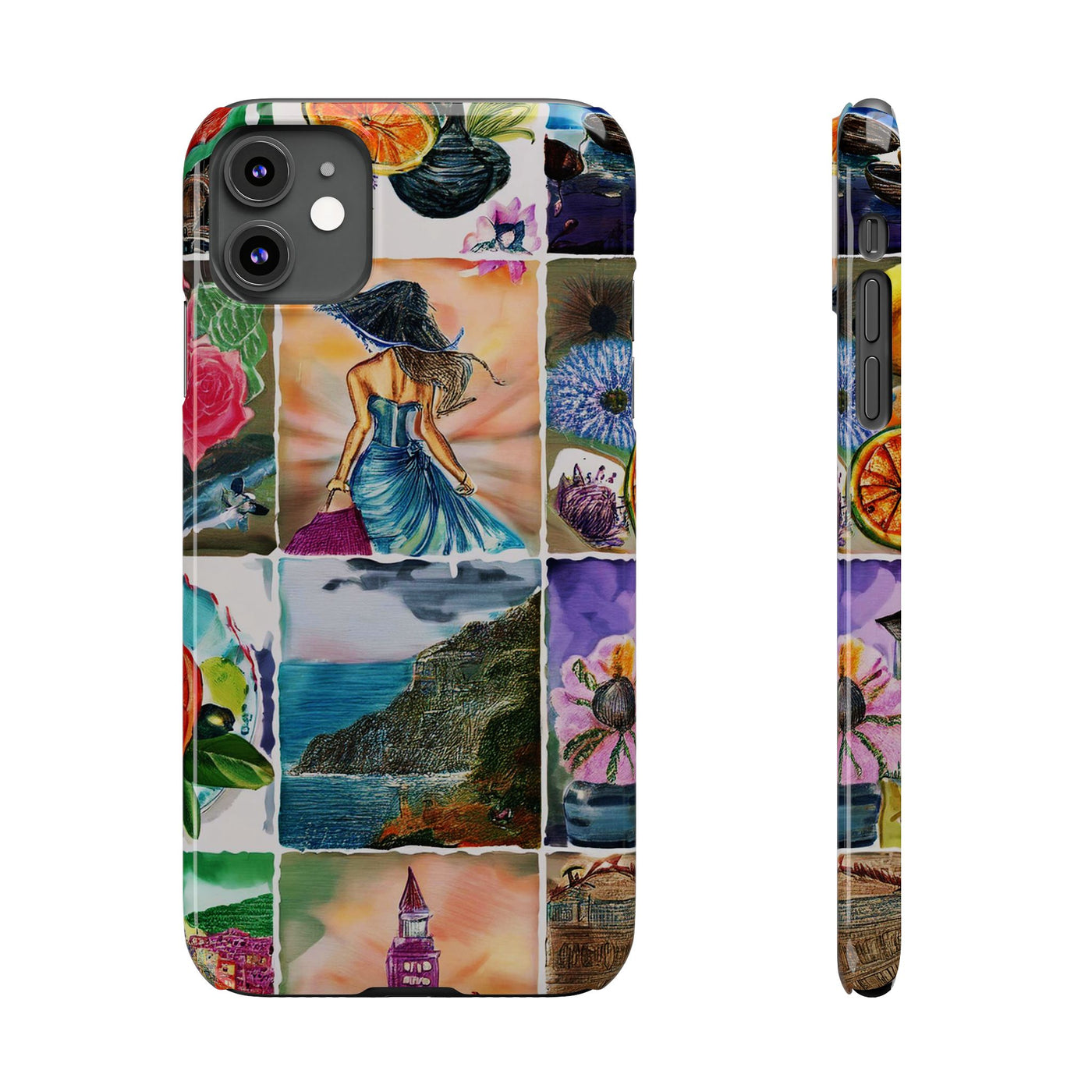 Travel Coquette Collage Slim Cute Phone Cases for Iphone  | iPhone 15 Case | iPhone 15 Pro Max Case, Iphone 14, Iphone 14 Pro Max, Iphone 13