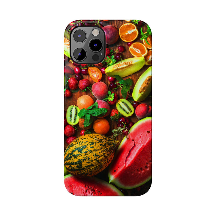 Slim Fall Fruit Collage Phone Cases for Iphone 16 | iPhone 15 Case | iPhone 15 Pro Max Case, Iphone 14, Iphone 14 Pro Max, Iphone 13, Slim Mom Dad Gift - Studio40ParkLane