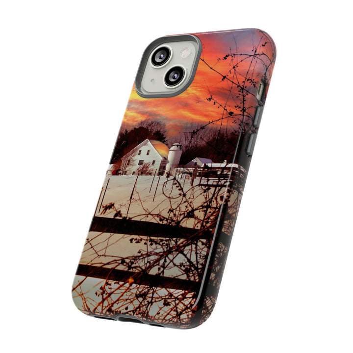 Cool Phone Case | Winter Sunset, For iPhone 15 Case | iPhone 15 Pro Case, Iphone 14 Case, Iphone 14 Pro Max Case, Protective Iphone Case - Studio40ParkLane