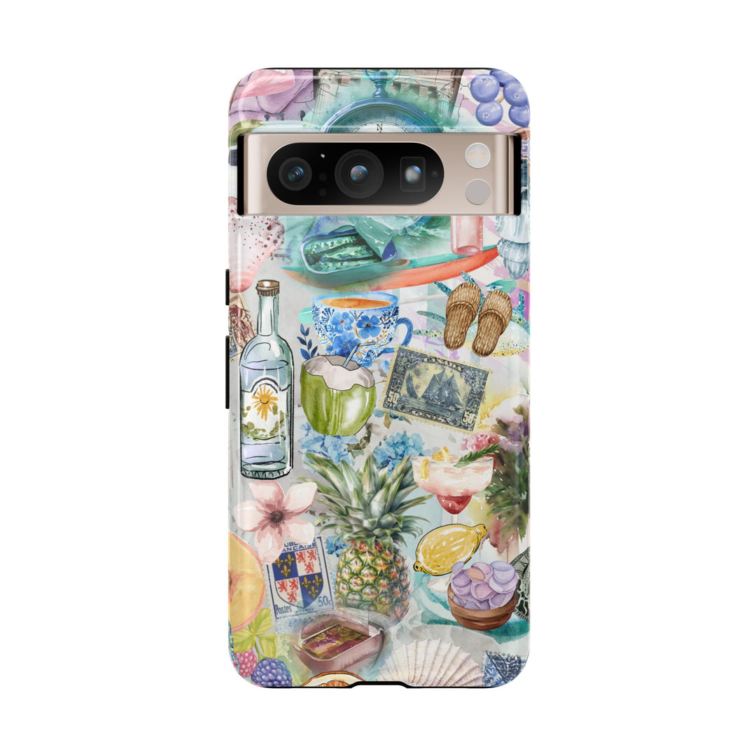 Impact Resistant, Travel Coquette Collage, Cute Phone Cases for Samsung S24, S23, S22, S21, IPhone 15 pro Iphone 14 pro Iphone 13 IPhone 12 Iphone 11 - Studio40ParkLane