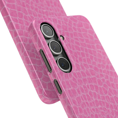 Snap Non Leather Pink Color Pattern Gift for Her Cute Phone Cases for Samsung Galaxy S24, S23, S22, S21, S20, Plus, Ultra, Iphone 16, 15, 14, Pro and Max - Studio40ParkLane