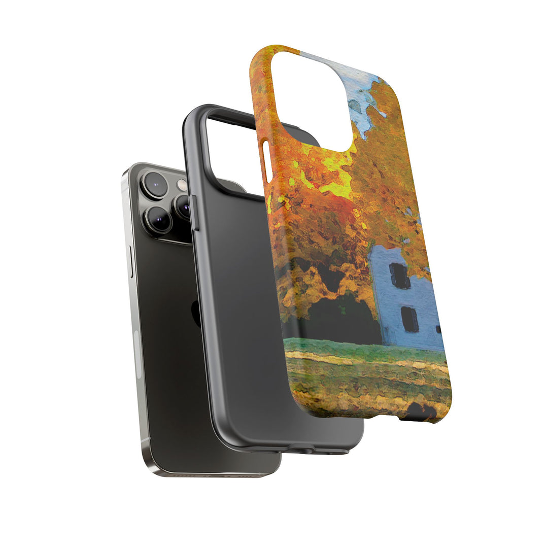 Impact Resistant, Fall Leaves Watercolor, Cute Phone Cases for Samsung S24, S23, S22, S21, IPhone 15 pro Iphone 14 pro Iphone 13 IPhone 12 Iphone 11 - Studio40ParkLane