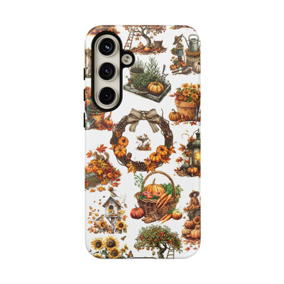 Impact Resistant, Fall Leaves Collage, Cute Phone Cases for Samsung S24, S23, S22, S21, IPhone 15 pro Iphone 14 pro Iphone 13 IPhone 12 Iphone 11