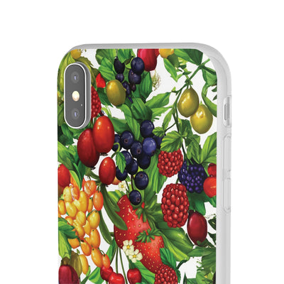 Cute Flexi Phone Cases, For Samsung Galaxy and Iphone, Summer Mixed Fruit, Galaxy S23 Phone Case, Samsung S22 Case, Samsung S21, Iphone 15, Iphone 14, Iphone 13