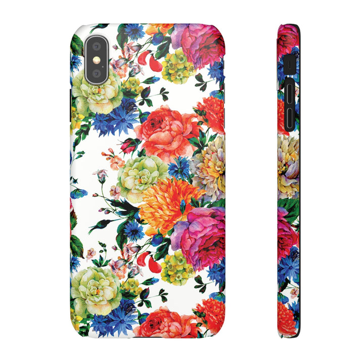 Sleek Snap Colorful Flowers Cute Phone Case for iPhone 16 15 14 13 12 11 X Xs Max Xr Pro Plus Samsung Galaxy S24 S23 S22 S21 S20 Note Ultra