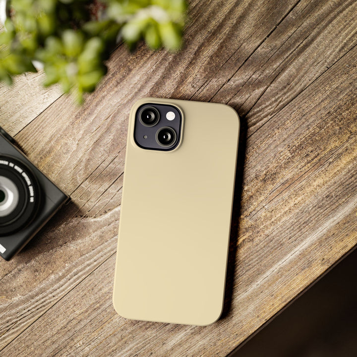 Slim Pale Yellow Gift for Her Aesthetic Cute Phone Case for Iphone 16 - | iPhone 15 Pro Max Case | iPhone 14 Case 13 12 11 10 9 8 7 - Studio40ParkLane