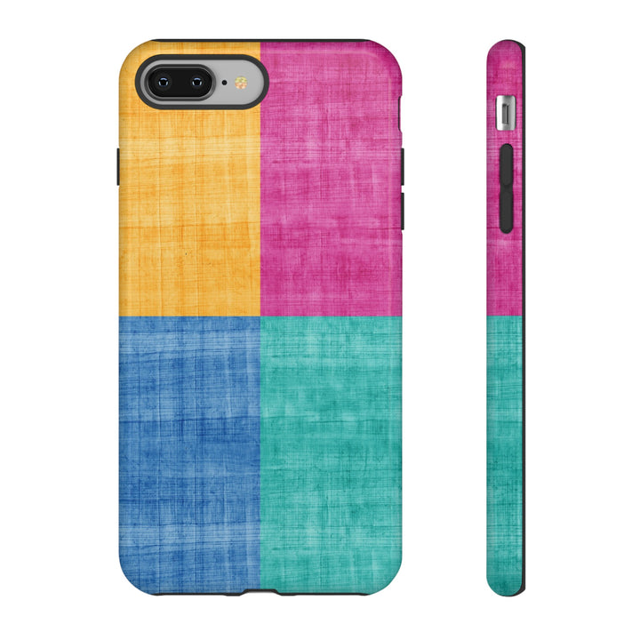 Impact Resistant, Colored Shapes, Cute Phone Cases for Samsung S24, S23, S22, S21, IPhone 15 pro Iphone 14 pro Iphone 13 IPhone 12 Iphone 11 - Studio40ParkLane