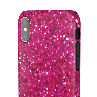 Snap Non-Glitter Muted Pink Play on "Faux" Glitter Effect Cute Phone Cases for Samsung and Iphone, 16, 15, 14, S24, S23, S22, S21, S20, Plus and Ultra