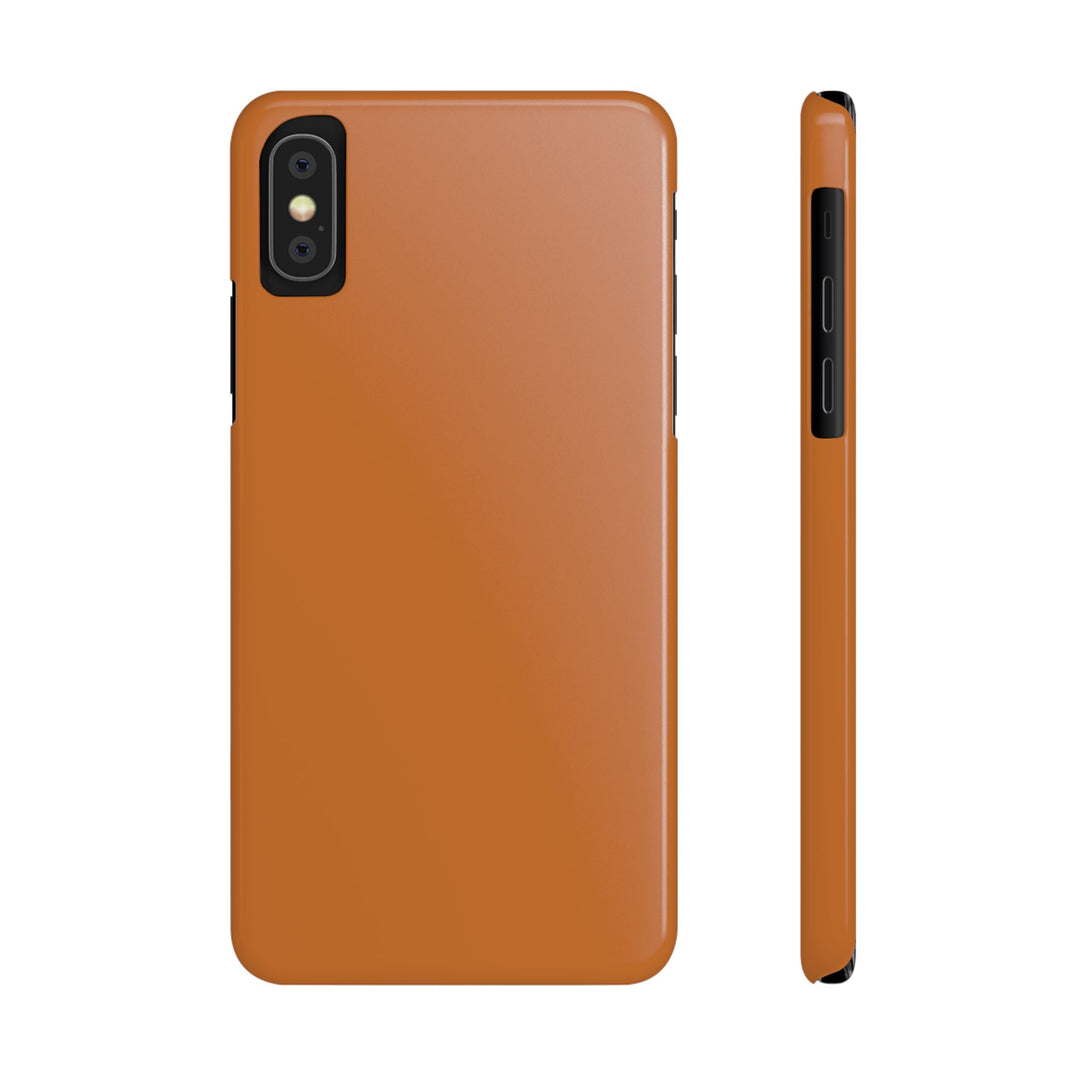 Slim Red Rust Brown Gift for Her Aesthetic Cute Phone Case for Iphone 16 - | iPhone 15 Pro Max Case | iPhone 14 Case 13 12 11 10 9 8 7 - Studio40ParkLane