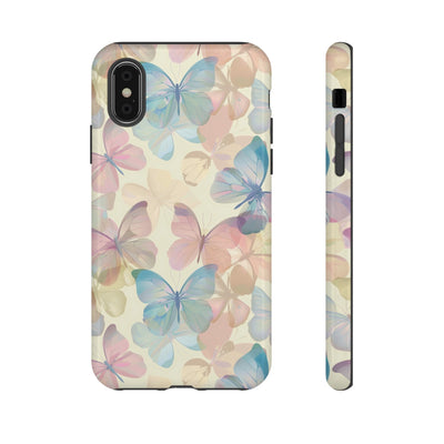 Cute Samsung Case | Cool Iphone Case | Summer Pastel Butterflies, Samsung S24, S23, S22, S21, IPhone 15 Case | Iphone 14 Case, Iphone 13 Case