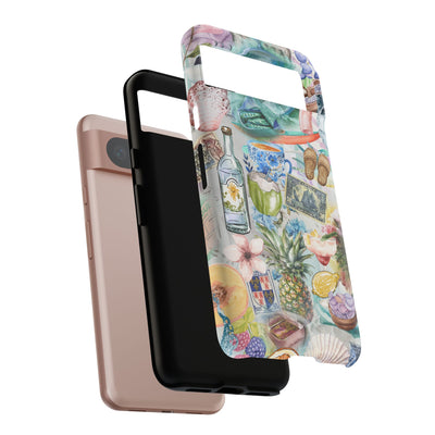 Impact Resistant, Travel Coquette Collage, Cute Phone Cases for Samsung S24, S23, S22, S21, IPhone 15 pro Iphone 14 pro Iphone 13 IPhone 12 Iphone 11