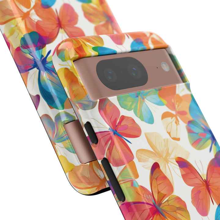 Cute Samsung Case | Cool Iphone Case | Summer Bright Butterflies, Samsung S24, S23, S22, S21, IPhone 15 Case | Iphone 14 Case, Iphone 13 Case - Studio40ParkLane
