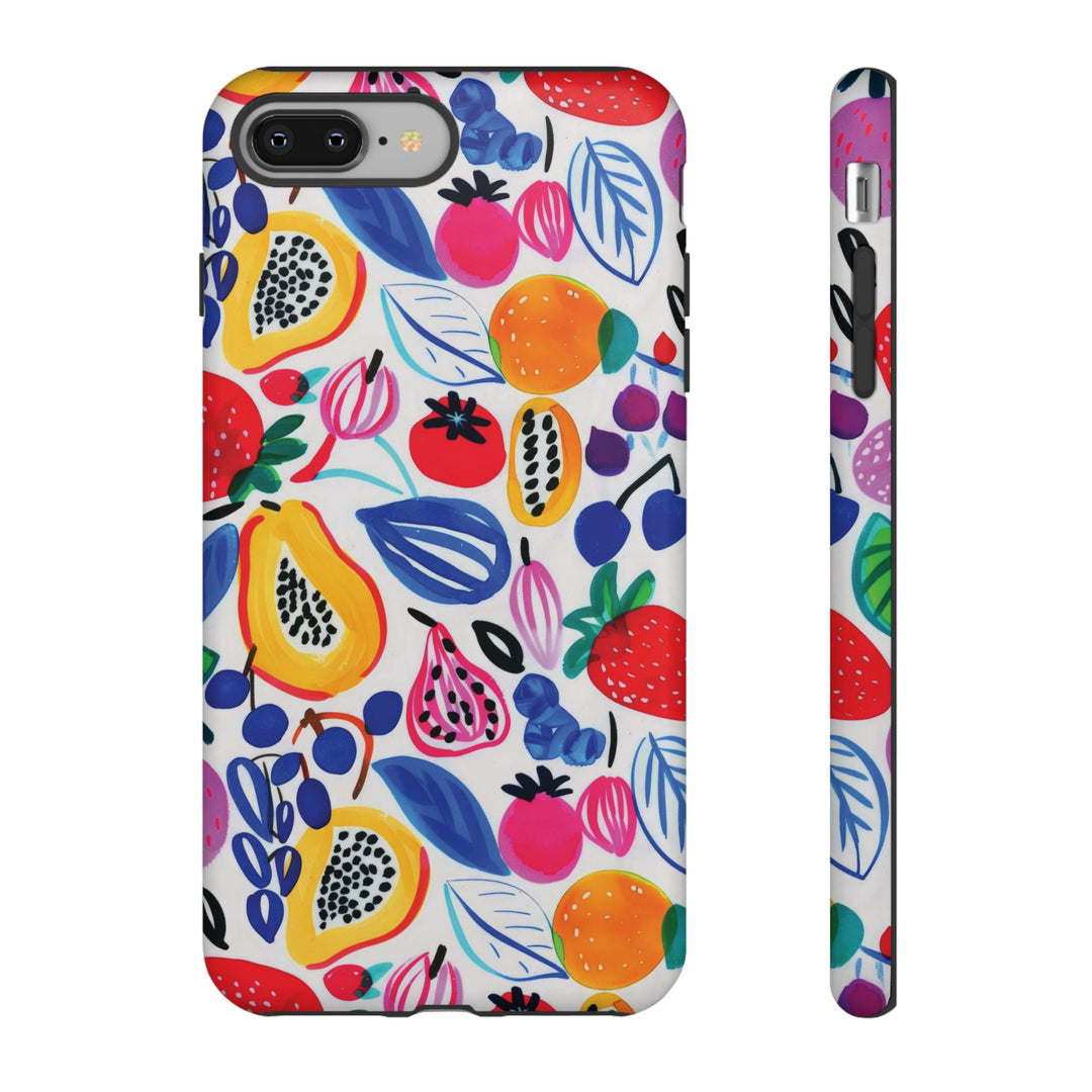 Premium Tough Summer Fruit Collage Gift for Her Cute Phone Cases for Samsung and Iphone, 16, 15, 14, S24, S23, S22, S21, S20, Plus, Ultra, Pro - Studio40ParkLane