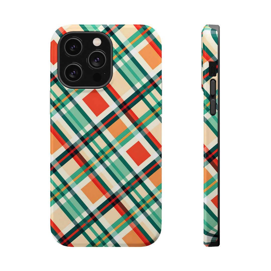 Checkered Plaid Magsafe Gift for Her Cute Phone Case for Iphone, | iPhone 16 | iPhone 15 Pro Max, Iphone 14 Pro Max, 13 12 11 10 9 8 7 - Studio40ParkLane