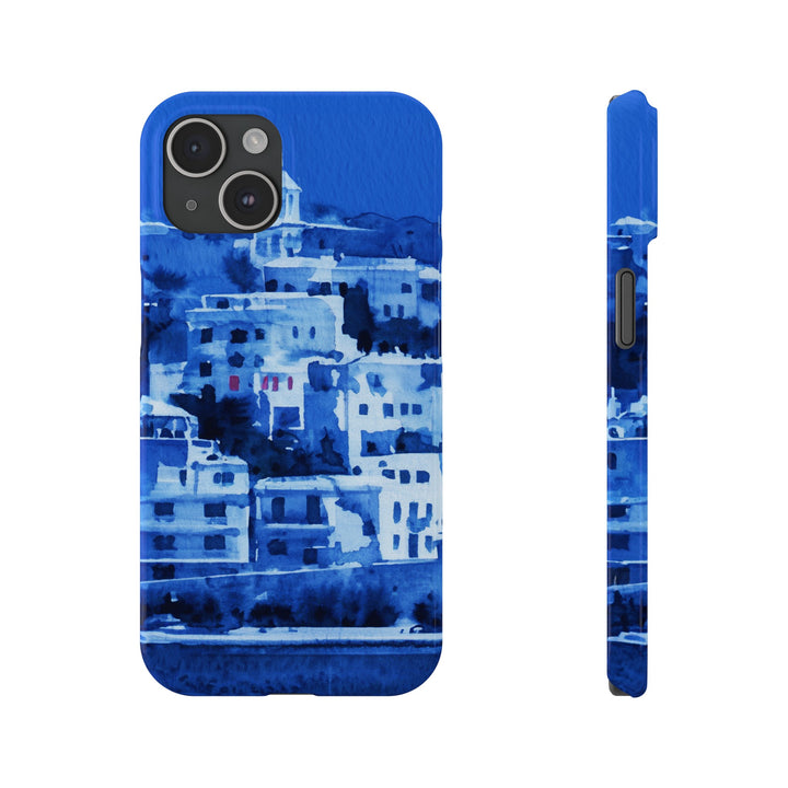 Slim Cute Phone Cases for Iphone | iPhone 15 Case | iPhone 15 Pro Max Case, Iphone 14, Iphone 14 Pro Max, Iphone 13, Greek Island Blue - Studio40ParkLane