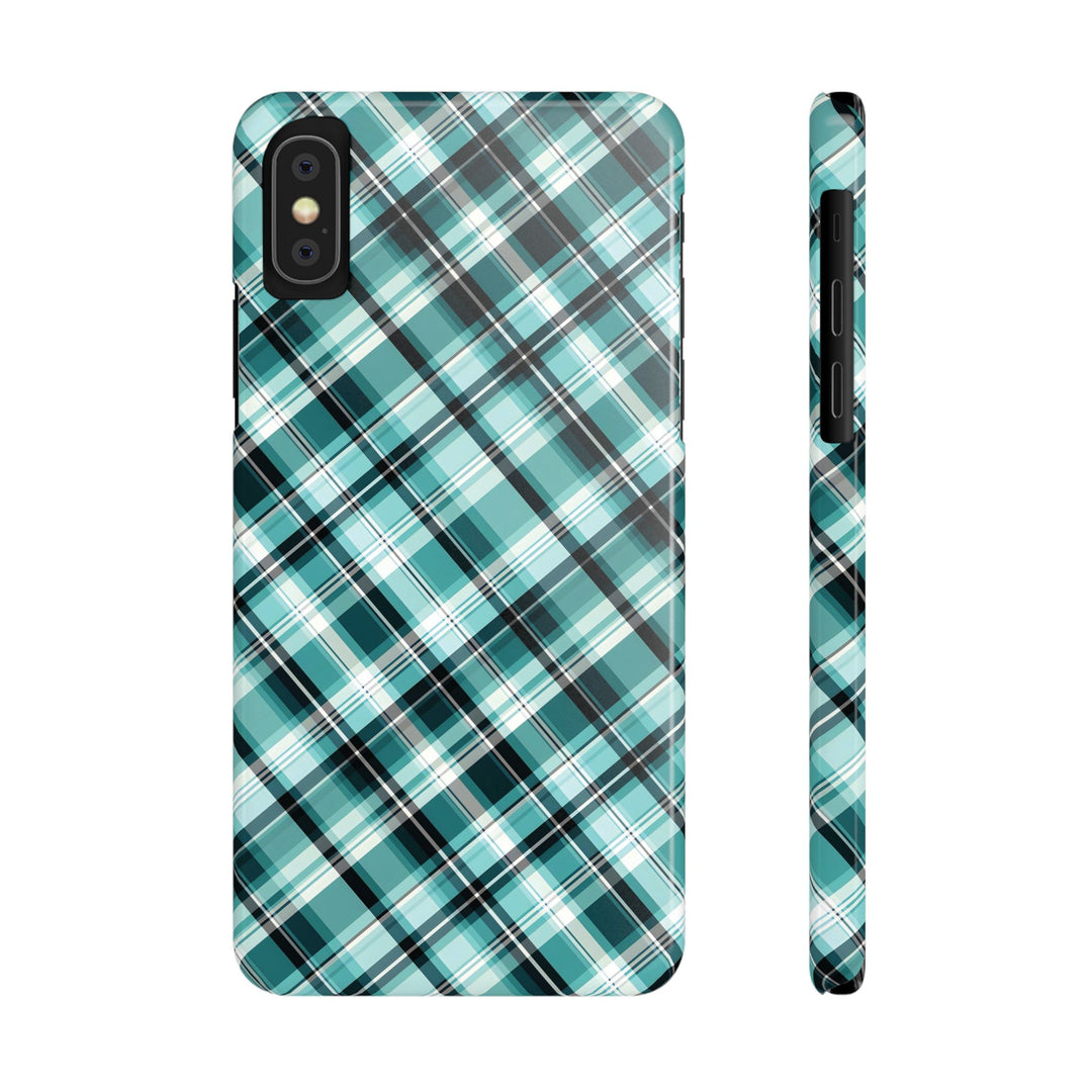 Slim Checkered Plaid Gift for Her Cute Phone Cases for Iphone 16 Pro Max | iPhone 15 Case | iPhone 15 Pro Max Case, Iphone 14, 13, 12, 11, 10, 8, 7 - Studio40ParkLane