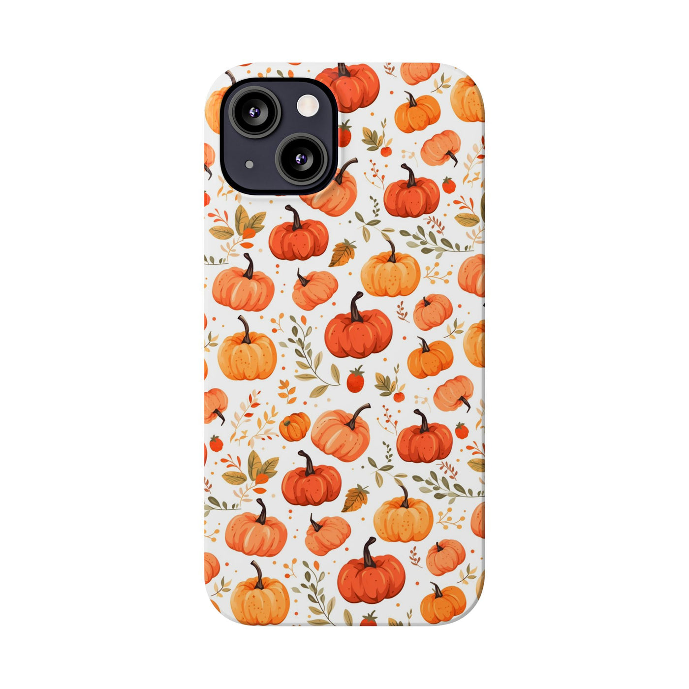 Slim Fall Autumn Pumpkins Gift for Her Cute Phone Cases for Iphone 16 | iPhone 15 Case | iPhone 15 Pro Max Case, Iphone 14, Iphone 14 Pro Max, Iphone 13, Slim