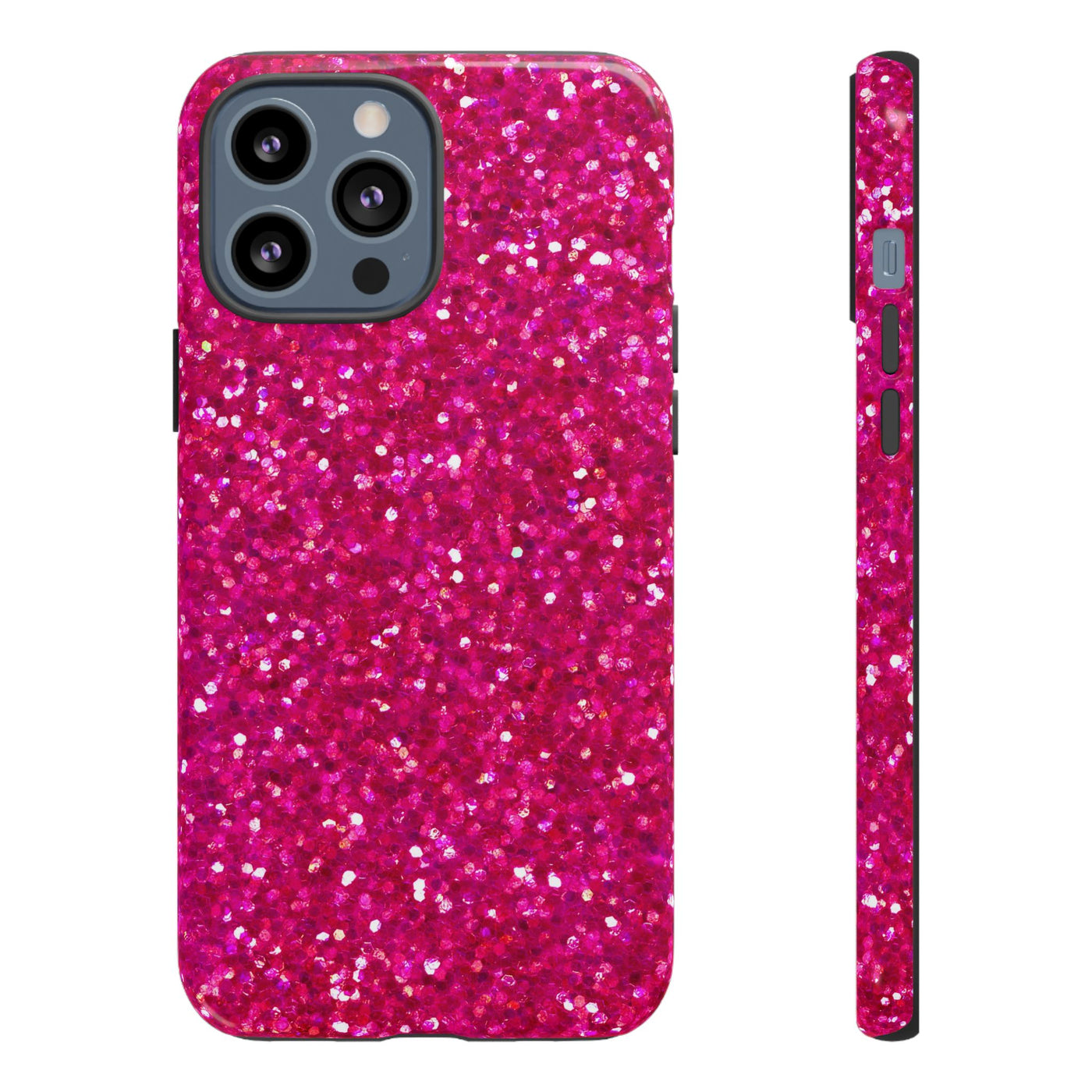 Pink Glitter Cute Phone Case, for IPhone 16 pro Max | Iphone 15, Iphone 14, IPhone 13 Case, 11 8 7, Samsung Galaxy S24, S23, S22, S21, 2 Layer Protection