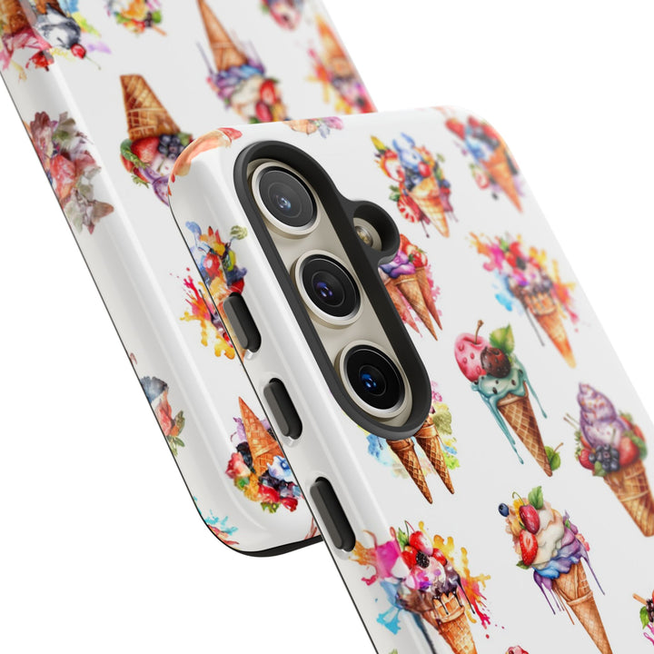Impact Resistant, Summer Icecream, Cute Phone Cases for Samsung S24, S23, S22, S21, IPhone 15 pro, Iphone 14 pro, Iphone 13 IPhone 12, Iphone 11 - Studio40ParkLane