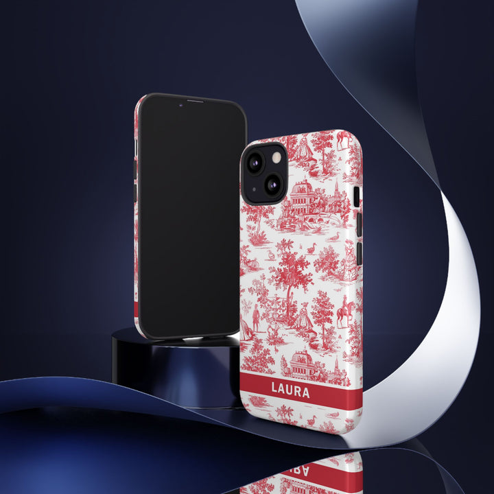 Premium Tough Personalized Initial Custom Gift Cute Phone Cases for Samsung Galaxy S24, S23, S22, S21 Plus, Ultra, Iphone 16, 15, 14 Pro Max - Studio40ParkLane