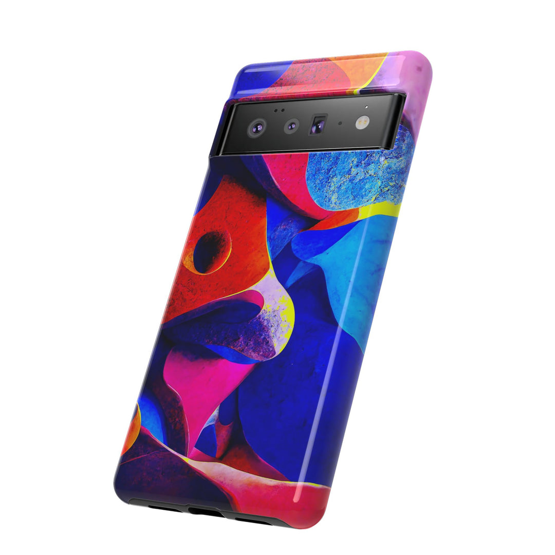 Impact Resistant, Abstract Shapes, Cute Phone Cases for Samsung S24, S23, S22, S21, IPhone 15 pro Iphone 14 pro Iphone 13 IPhone 12 Iphone 11 - Studio40ParkLane