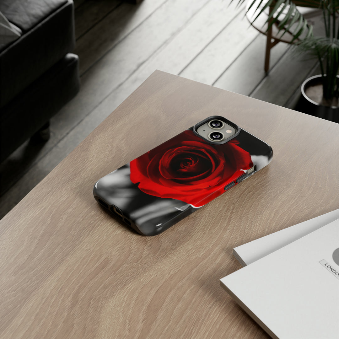 Cute IPhone Case | iPhone 15 Case | iPhone 15 Pro Max Case, Iphone 14 Case, Iphone 14 Pro Max Case IPhone Case for Art Lovers - Red Rose - Studio40ParkLane