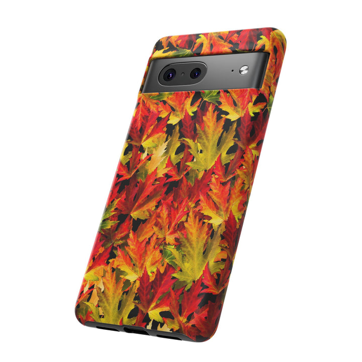 Fall Leaves Impact Resistant, Cute Phone Cases for Samsung S24, S23, S22, S21, IPhone 15 pro Iphone 14 pro Iphone 13 IPhone 12 Iphone 11 - Studio40ParkLane