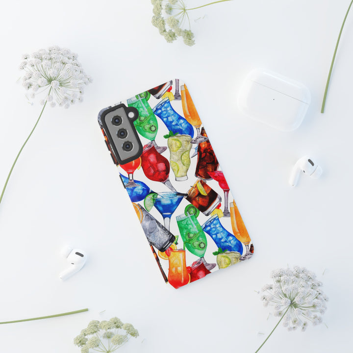 Cute Samsung Case | Cool Iphone Case | Summer Fruit Cocktail, Samsung S24, S23, S22, S21, IPhone 15 Case | Iphone 14 Case, Iphone 13 Case - Studio40ParkLane