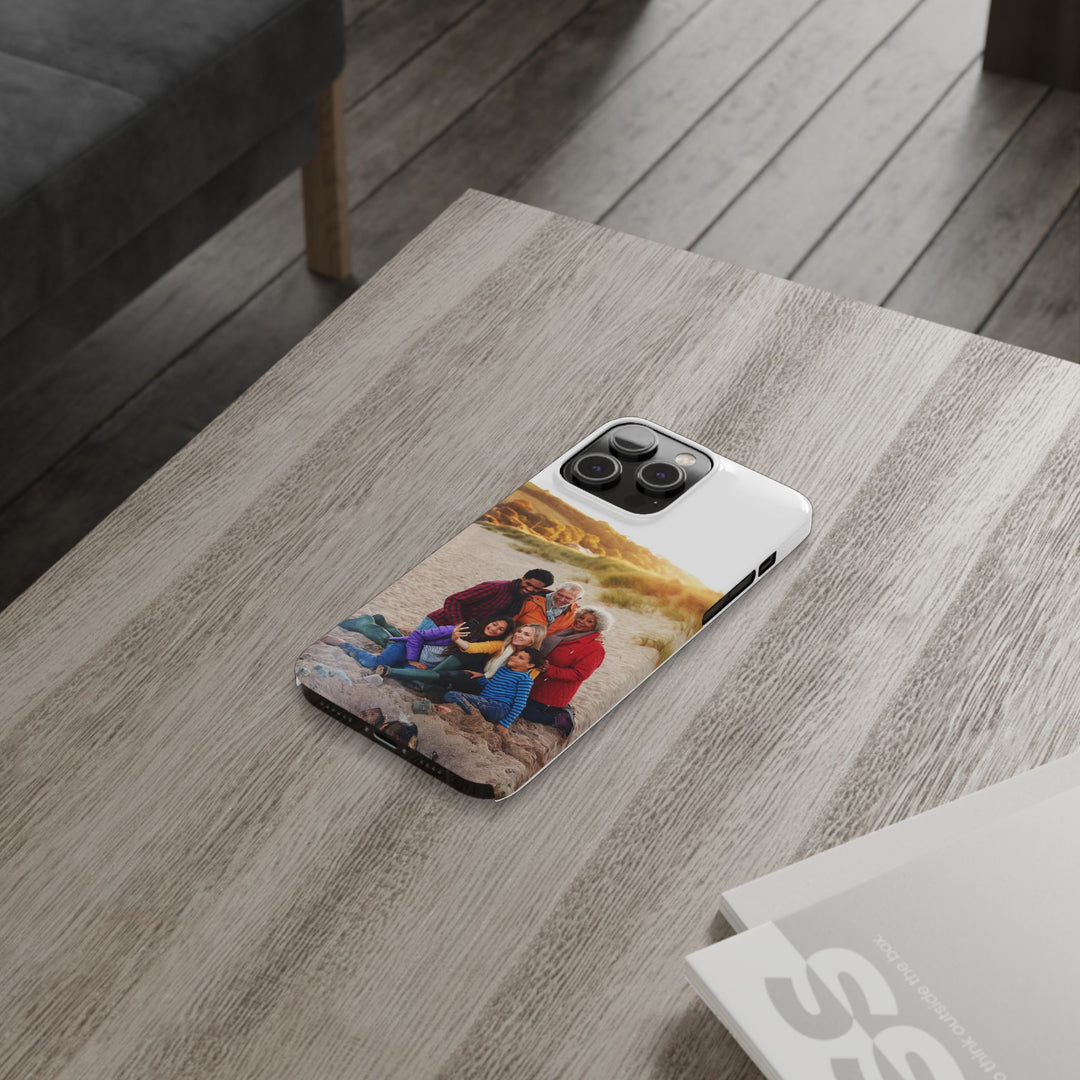 Slim Custom Personalized Family Photo Phone Cases for Iphone 16 | iPhone 15 Case | iPhone 15 Pro Max Case, Iphone 14, Iphone 14 Pro Max, Iphone 13, Slim - Studio40ParkLane