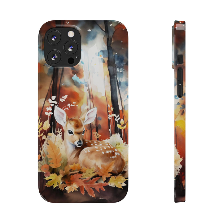 Slim Fall Autumn Forest Deer Gift for Her Cute Phone Cases for Iphone 16 | iPhone 15 Case | iPhone 15 Pro Max Case, Iphone 14, Iphone 14 Pro Max, Iphone 13, Slim - Studio40ParkLane