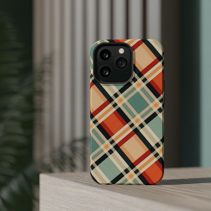 Checkered Plaid Magsafe Gift for Her Cute Phone Case for Iphone, | iPhone 16 | iPhone 15 Pro Max, Iphone 14 Pro Max, 13 12 11 10 9 8 7 - Studio40ParkLane