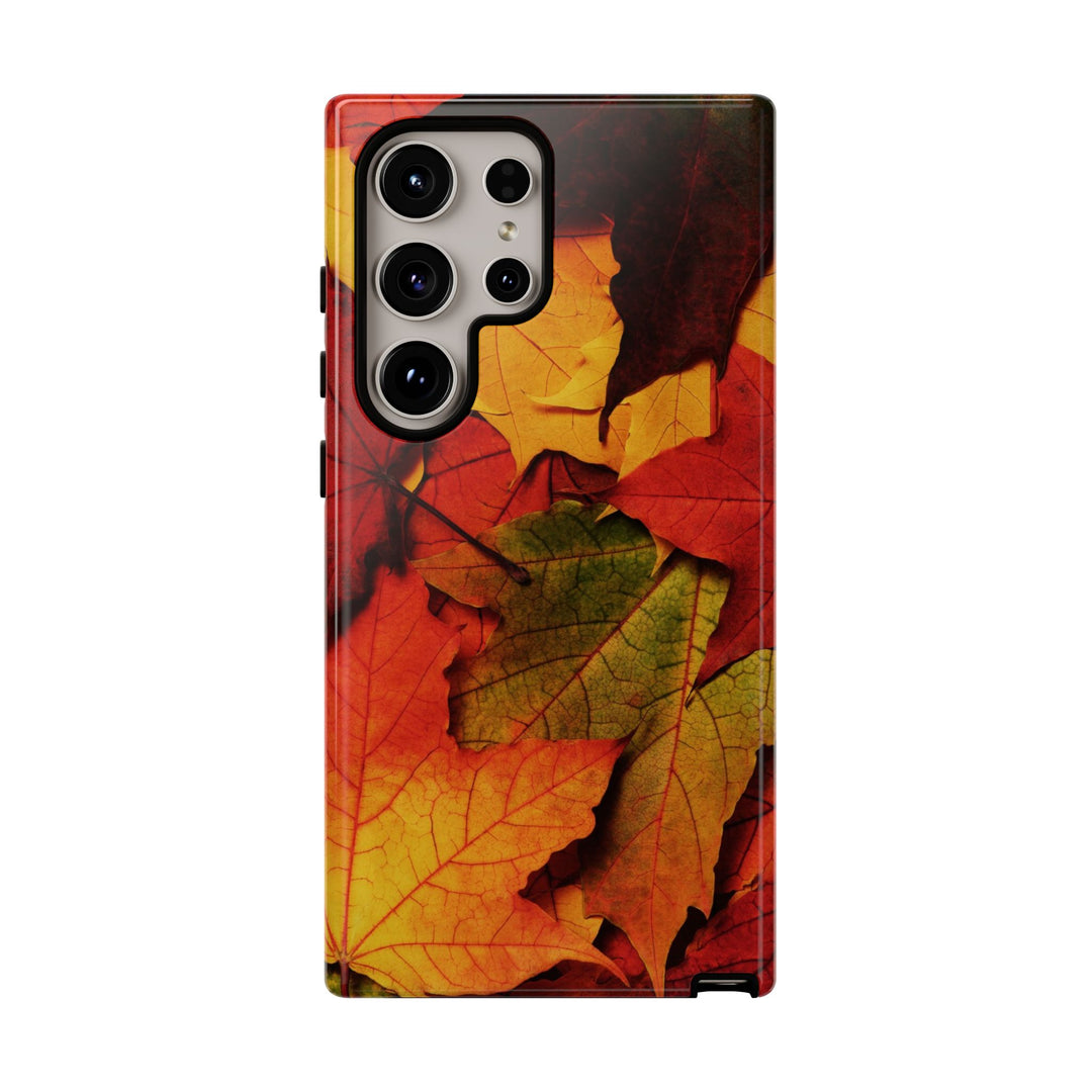 Autumn Fall Leaves Gift Cute Phone Case for, Samsung Galaxy S24, S23, S22, S21, IPhone 16 Case | Iphone 15, Iphone 14, IPhone 13 Case Mom Dad Gift - Studio40ParkLane
