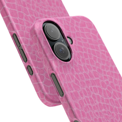 Snap Non Leather Pink Color Pattern Gift for Her Cute Phone Cases for Samsung Galaxy S24, S23, S22, S21, S20, Plus, Ultra, Iphone 16, 15, 14, Pro and Max - Studio40ParkLane